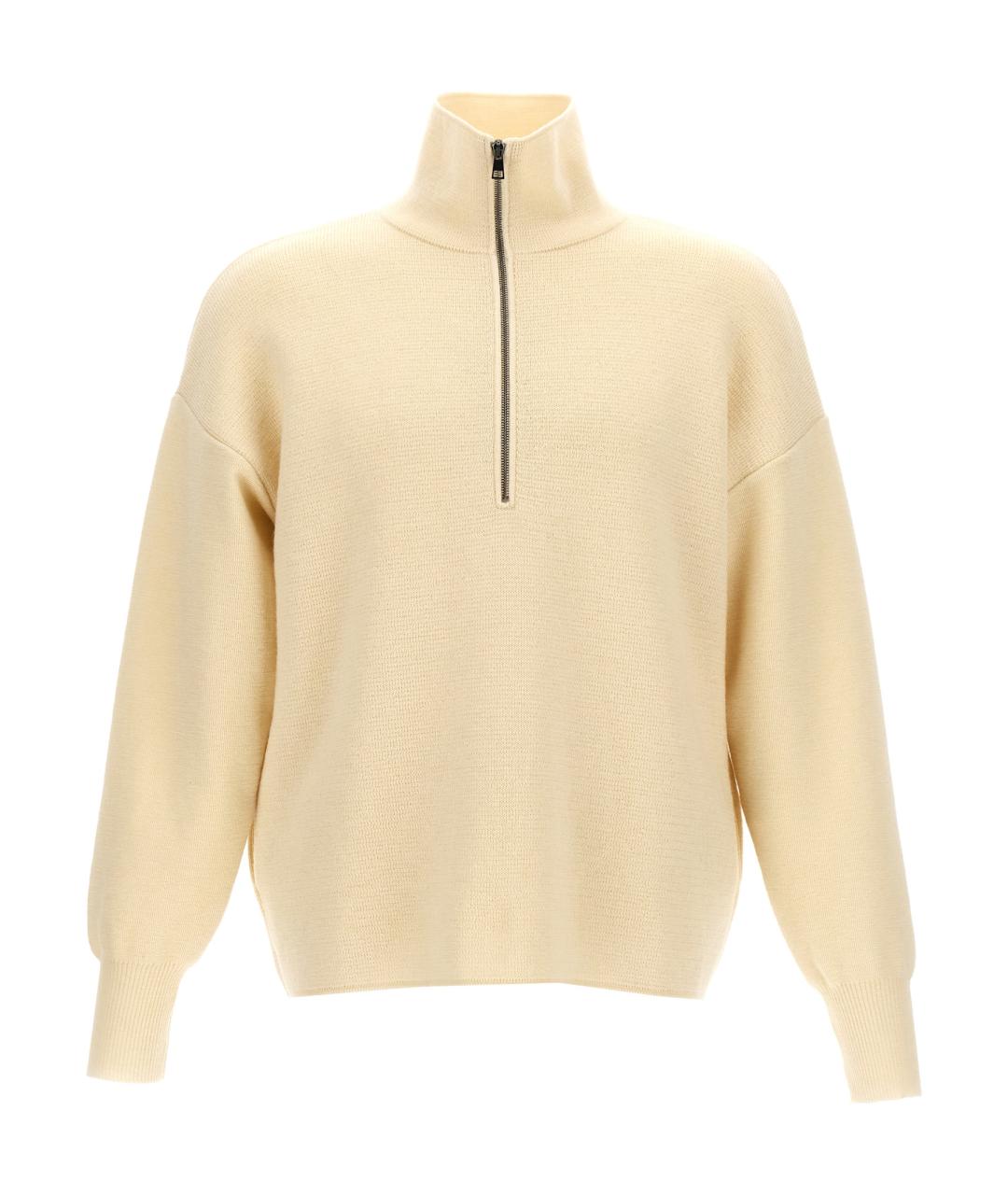 MA'RY'YA Бежевый шерстяной джемпер / свитер, фото 1