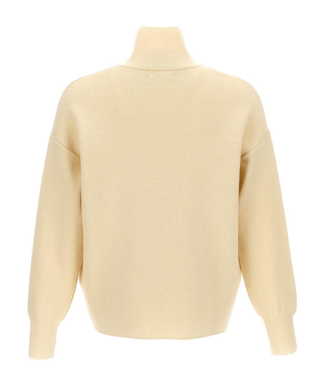 MA'RY'YA Бежевый шерстяной джемпер / свитер, фото 2