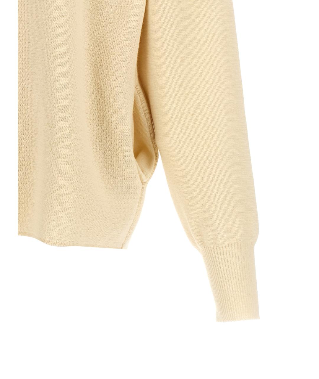 MA'RY'YA Бежевый шерстяной джемпер / свитер, фото 4