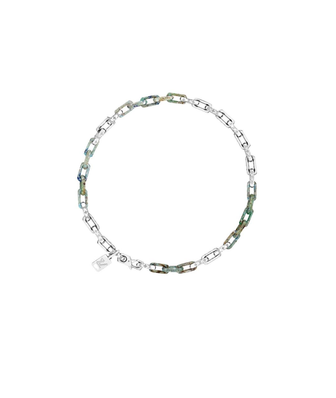 LOUIS VUITTON Серебряная металлическая цепочка/подвеска, фото 2