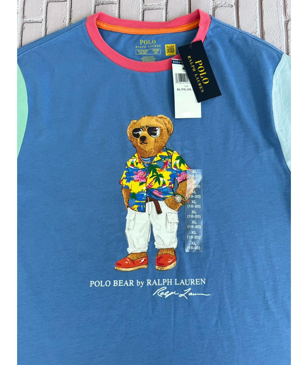 POLO RALPH LAUREN Мульти хлопковая футболка, фото 2