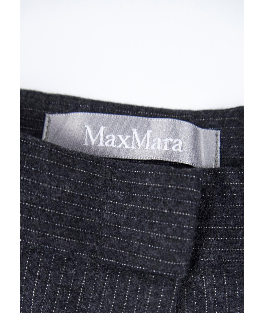 MAX MARA Серый шерстяной костюм с брюками, фото 8