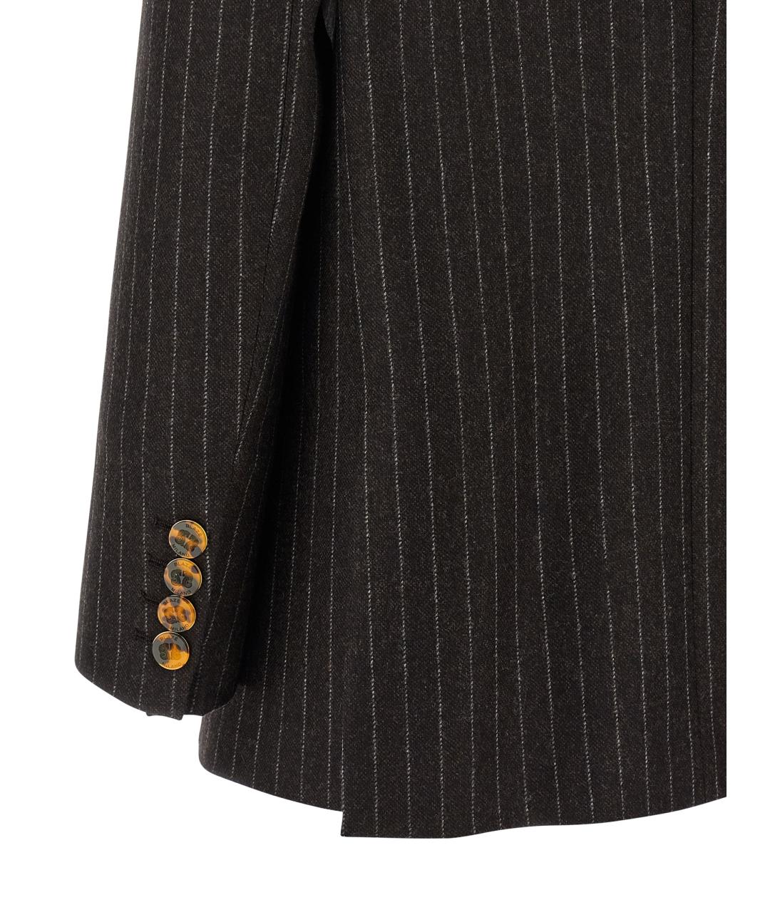 BLAZE MILANO Коричневый шерстяной жакет/пиджак, фото 4