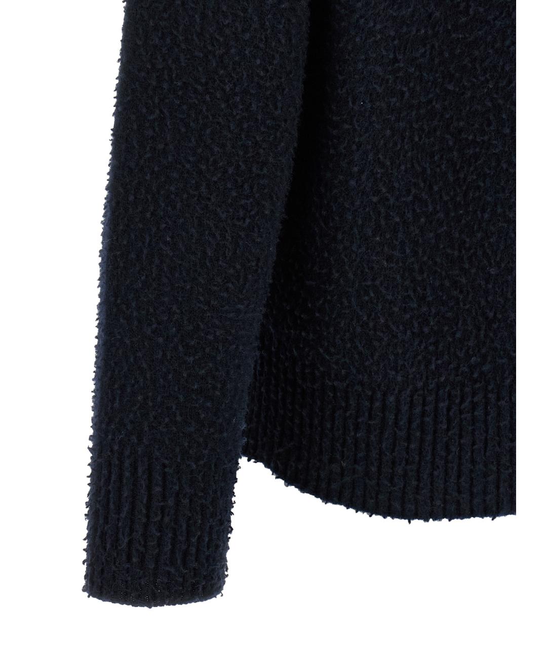 ROBERTO COLLINA Синий шерстяной джемпер / свитер, фото 4