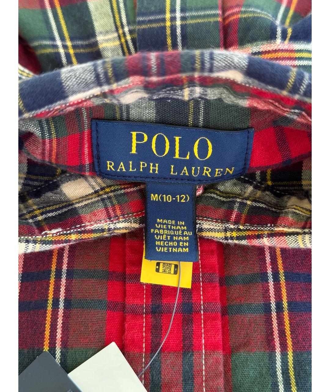 POLO RALPH LAUREN Мульти хлопковая детская рубашка, фото 6
