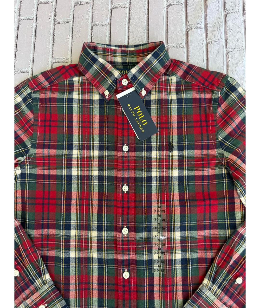 POLO RALPH LAUREN Мульти хлопковая детская рубашка, фото 3