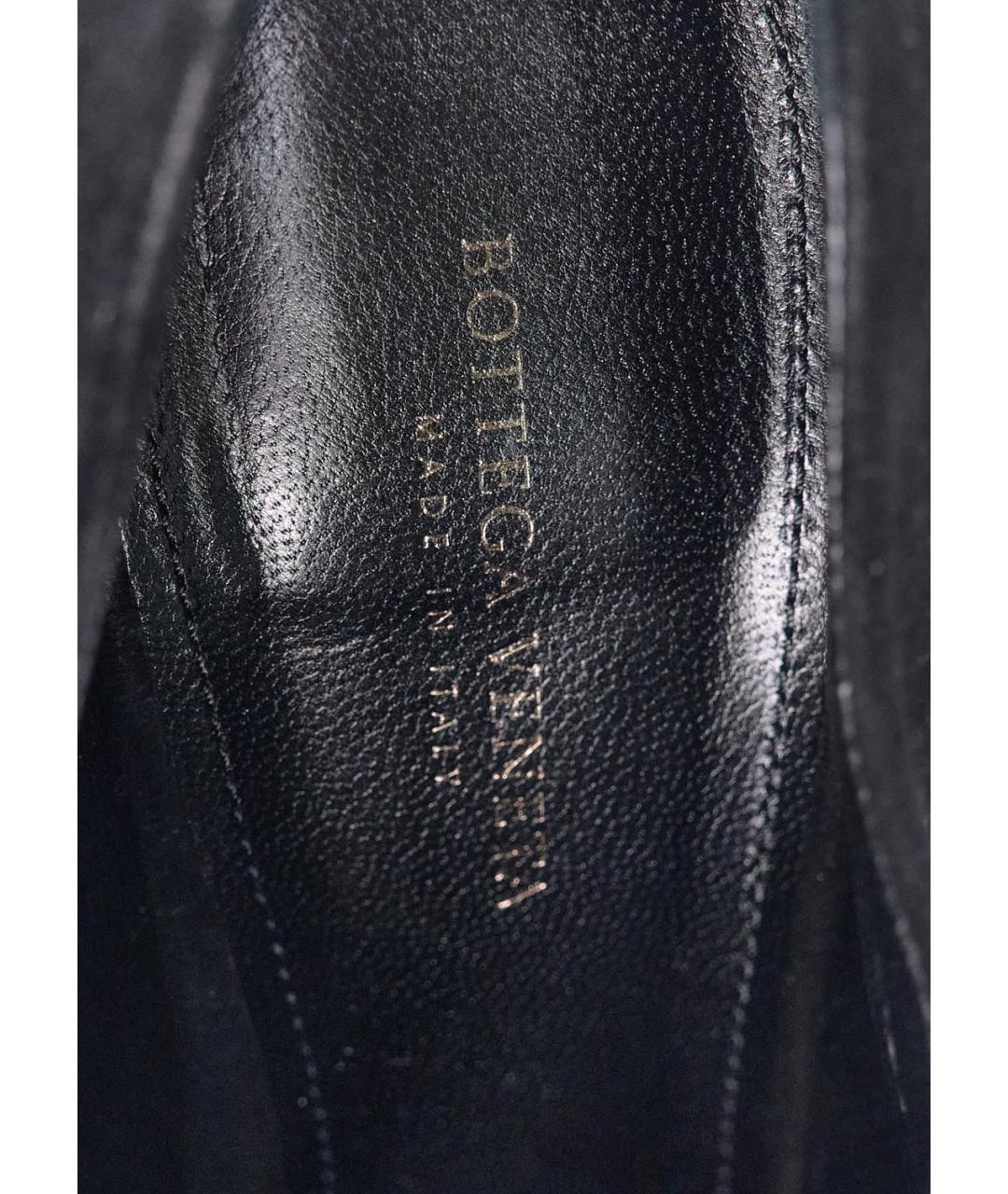 BOTTEGA VENETA Черные замшевые ботильоны, фото 5