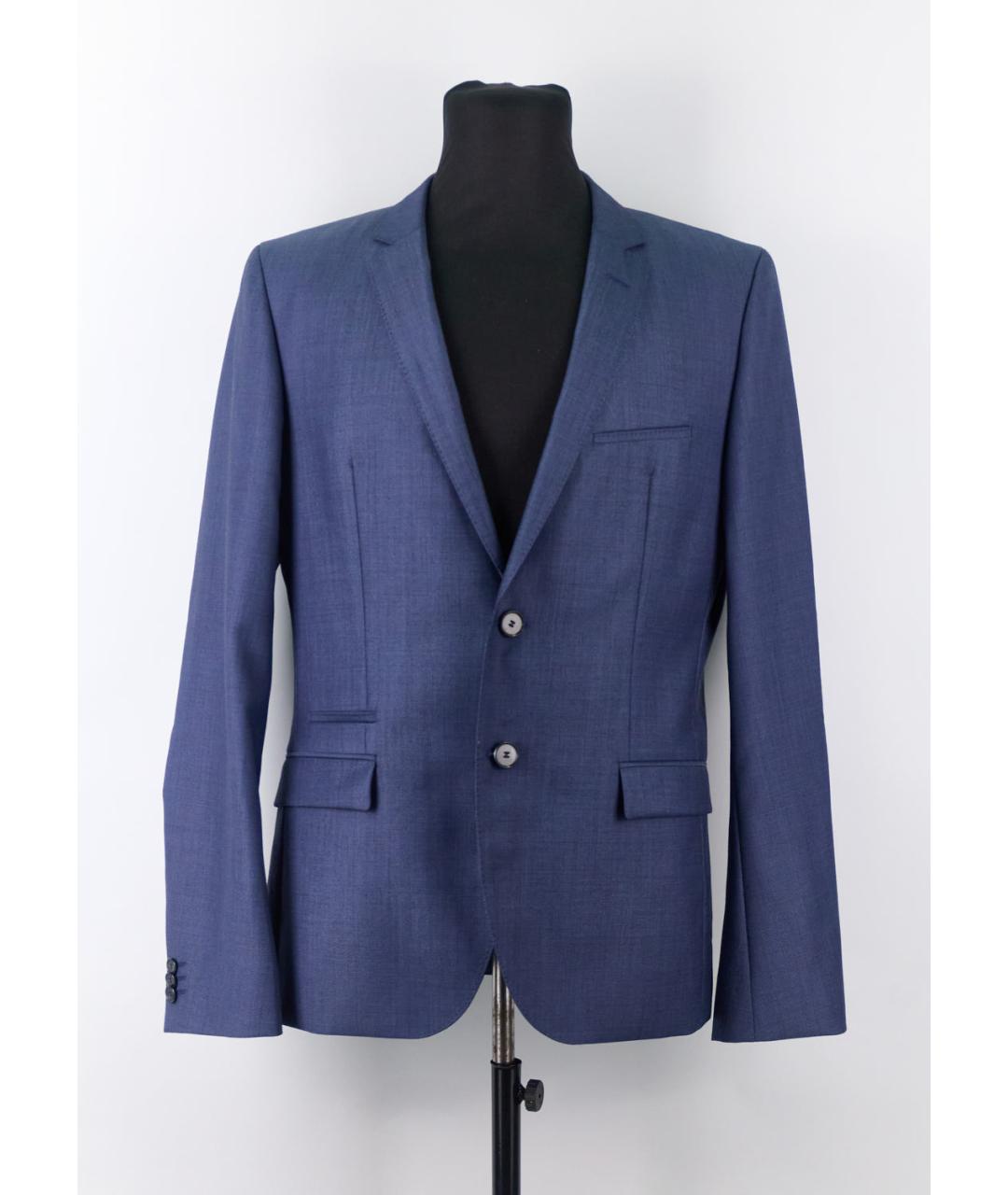 HUGO BOSS Синий классический костюм, фото 2