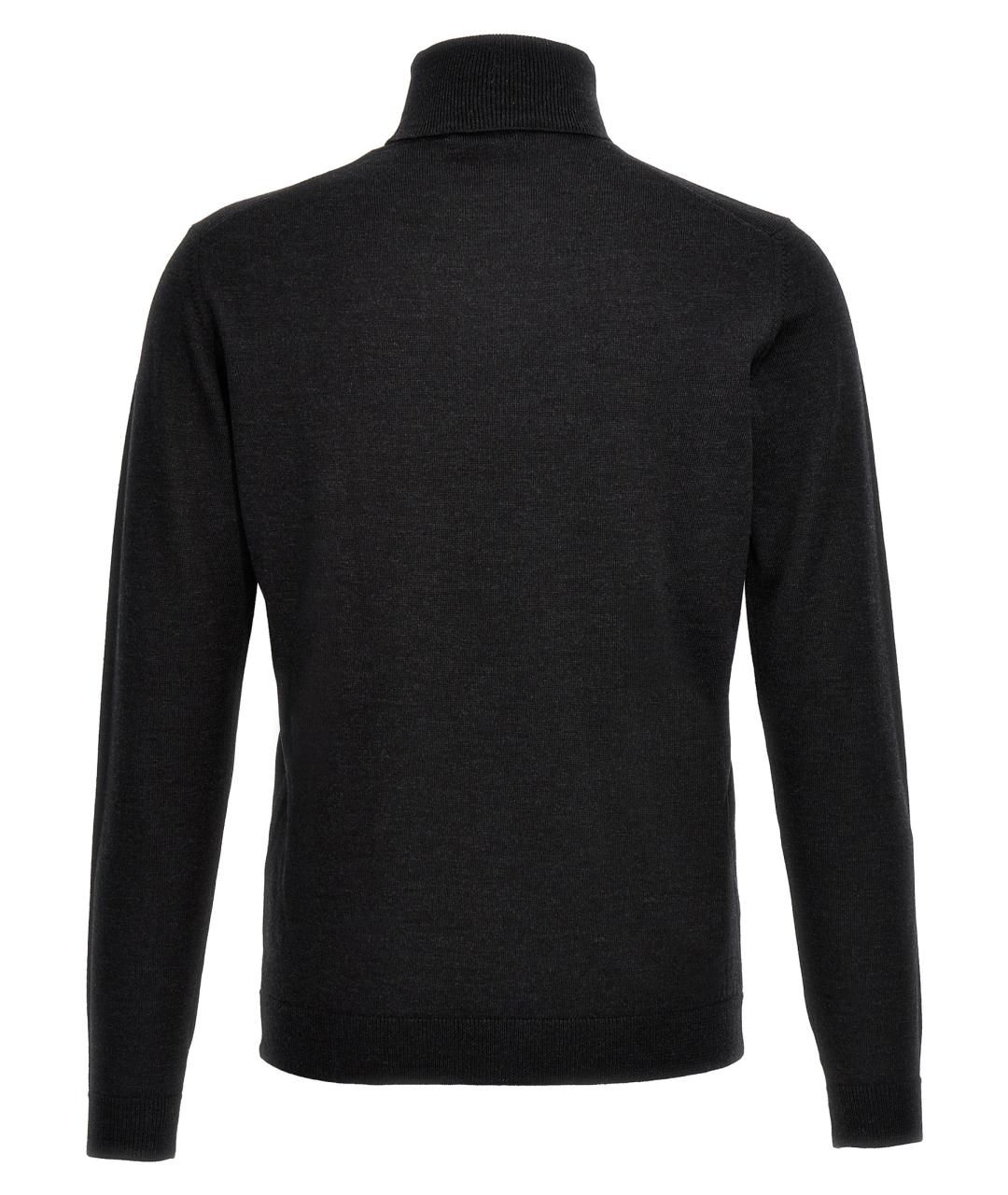 ROBERTO COLLINA Серый шерстяной джемпер / свитер, фото 2