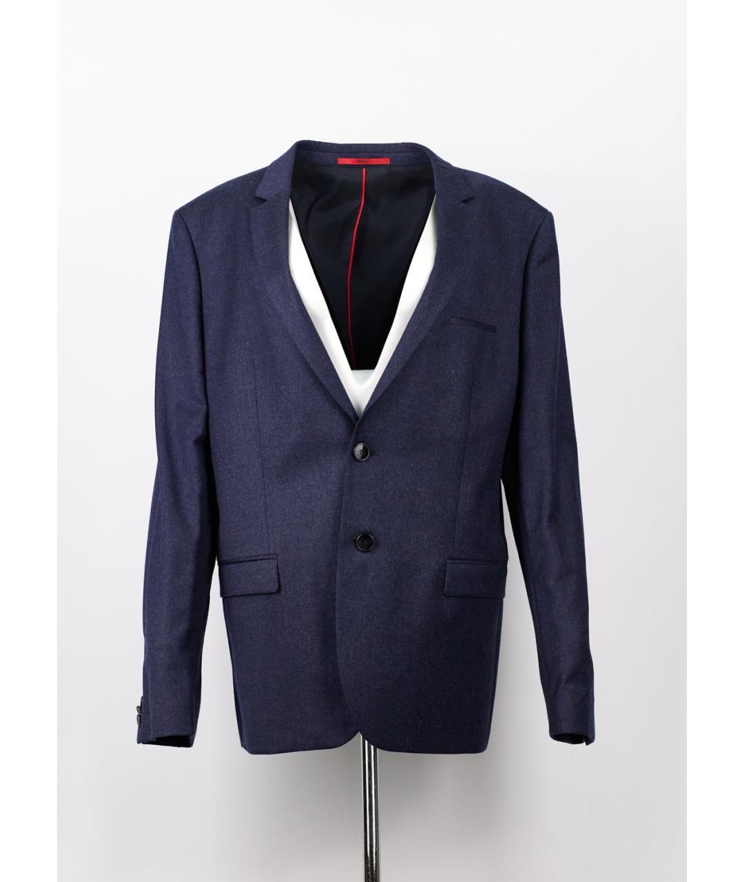 HUGO BOSS Синий классический костюм, фото 2