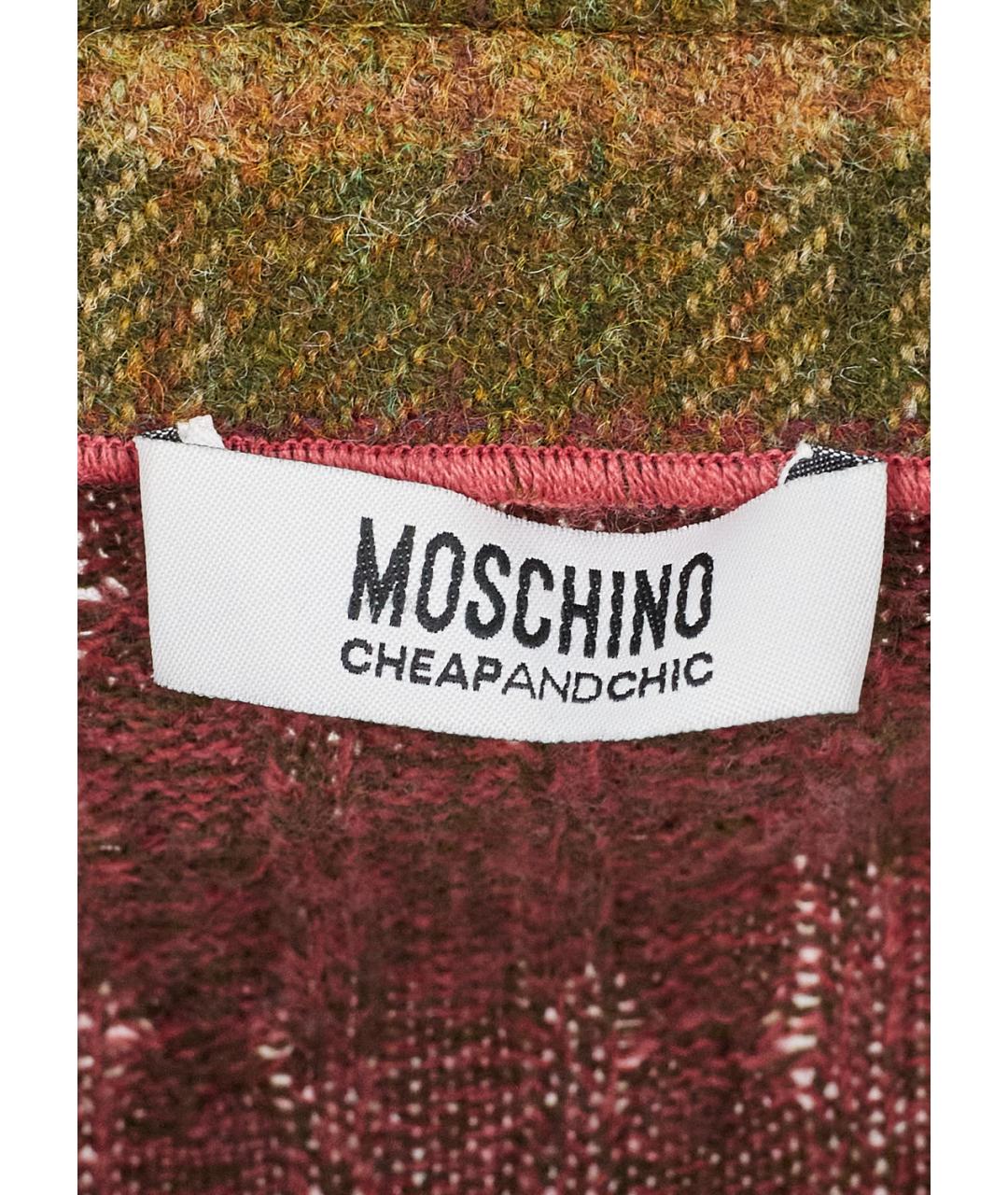 MOSCHINO Розовый шерстяной жакет/пиджак, фото 3