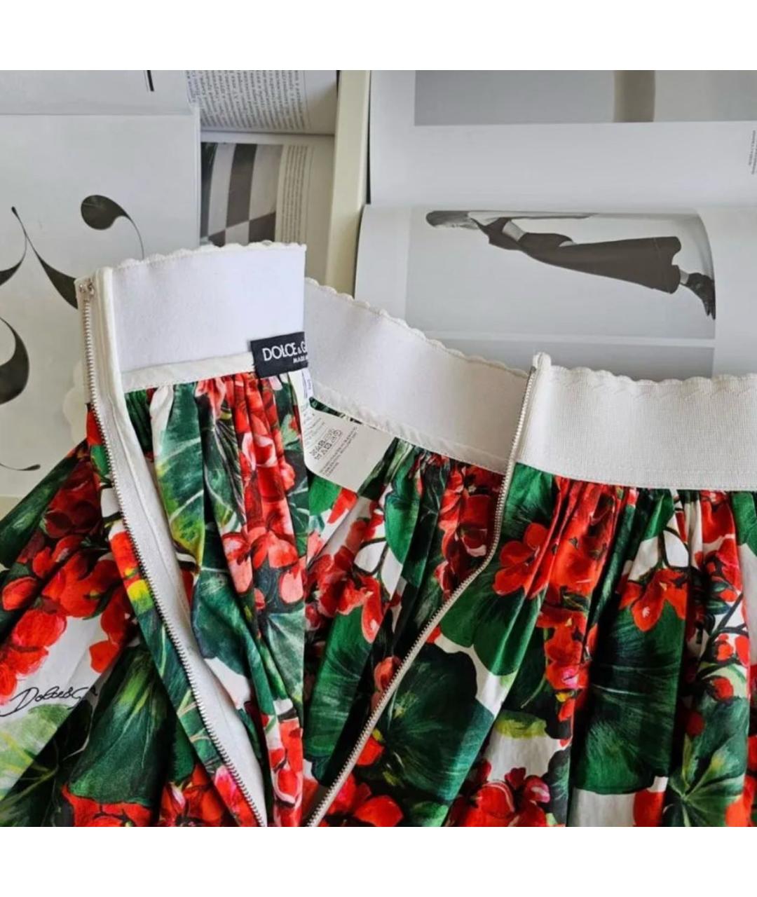 DOLCE&GABBANA Красная юбка мини, фото 8