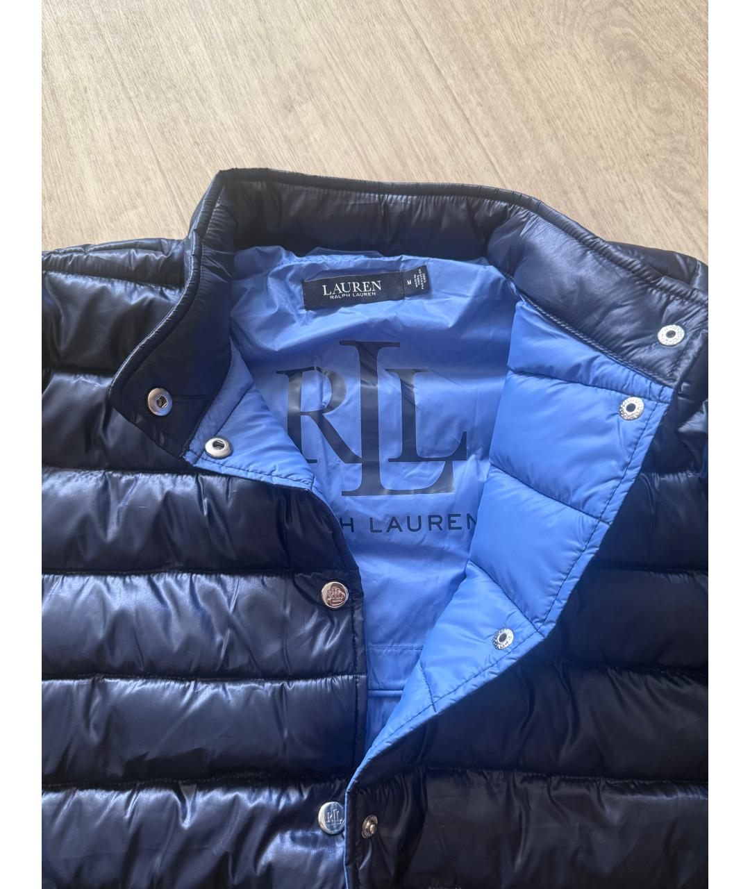RALPH LAUREN Синяя полиэстеровая куртка, фото 3