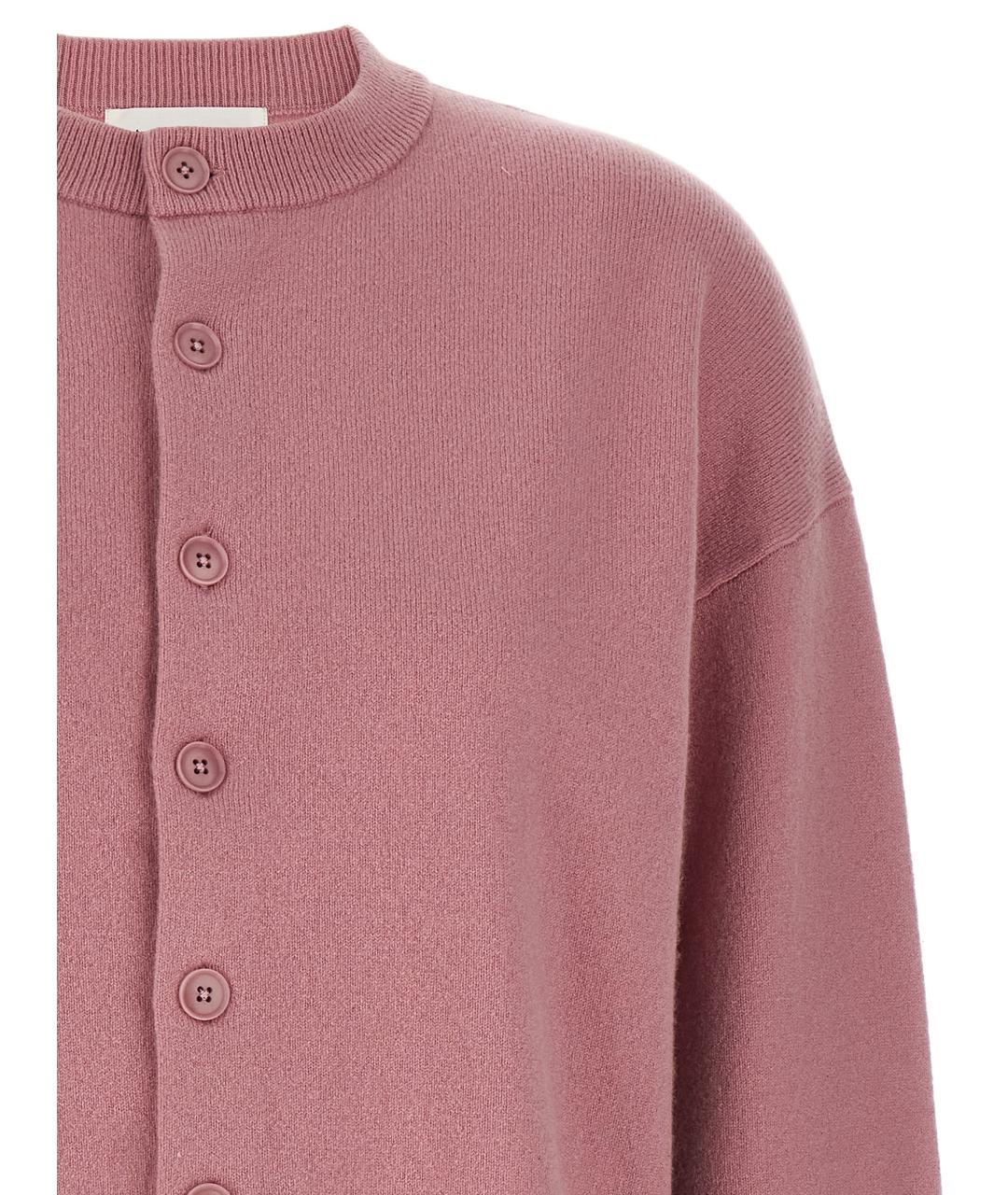 EXTREME CASHMERE Розовый кашемировый кардиган, фото 3