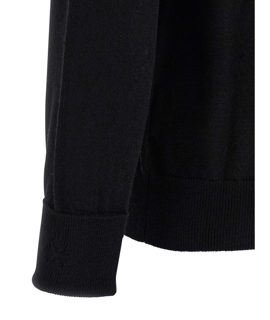 BALLANTYNE Черный кашемировый джемпер / свитер, фото 4