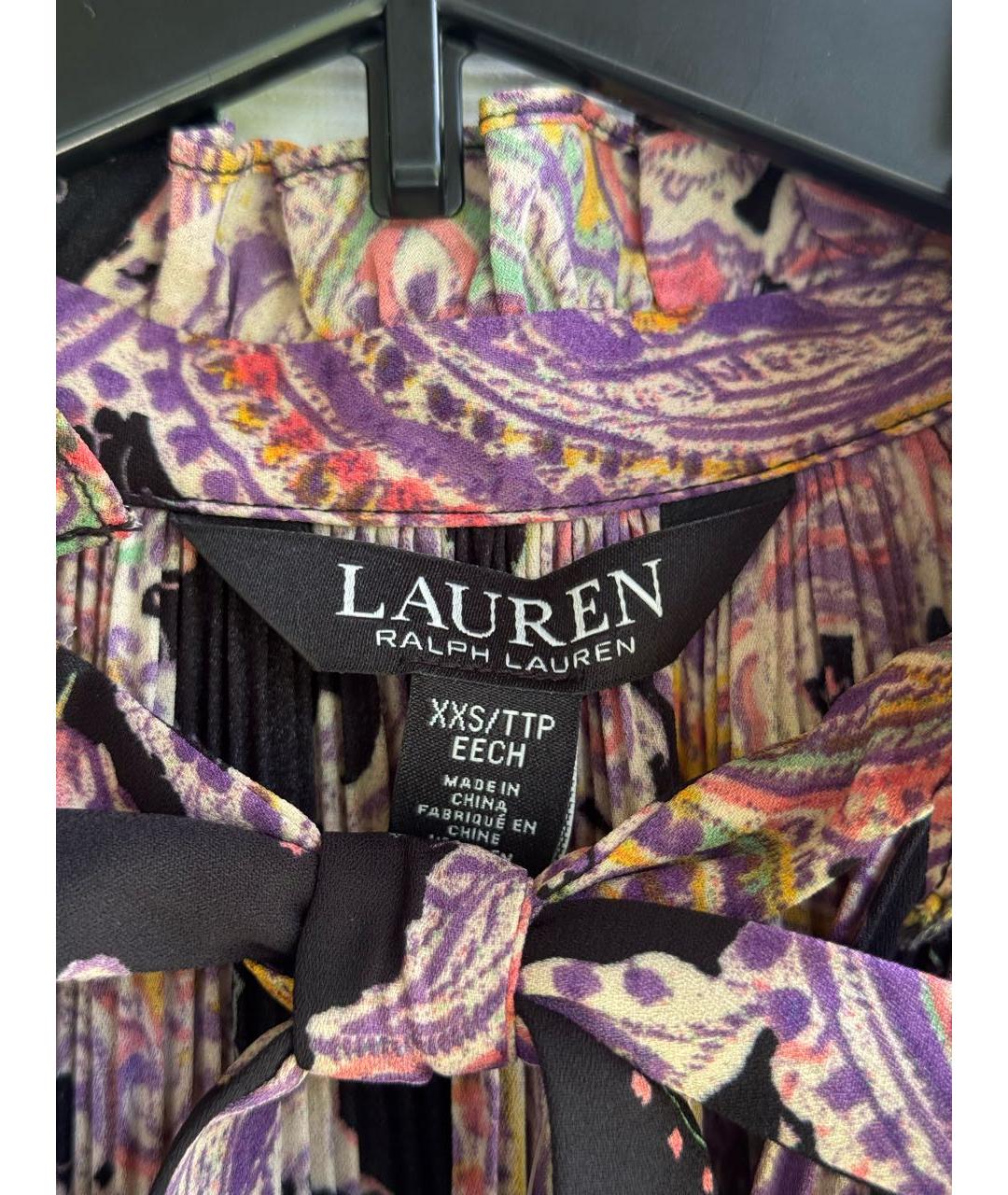 RALPH LAUREN Мульти полиэстеровая блузы, фото 5