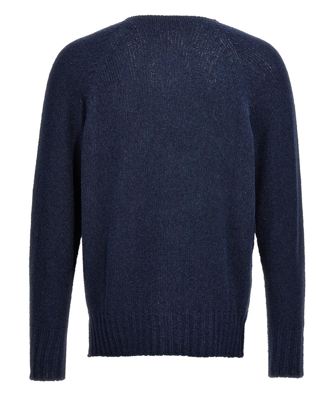 MA'RY'YA Синий хлопковый джемпер / свитер, фото 2