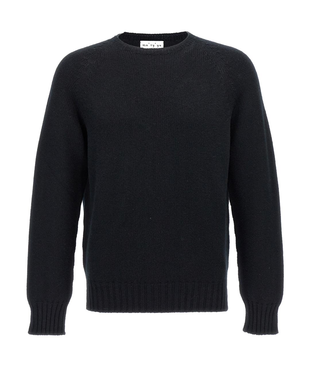 MA'RY'YA Черный шерстяной джемпер / свитер, фото 1