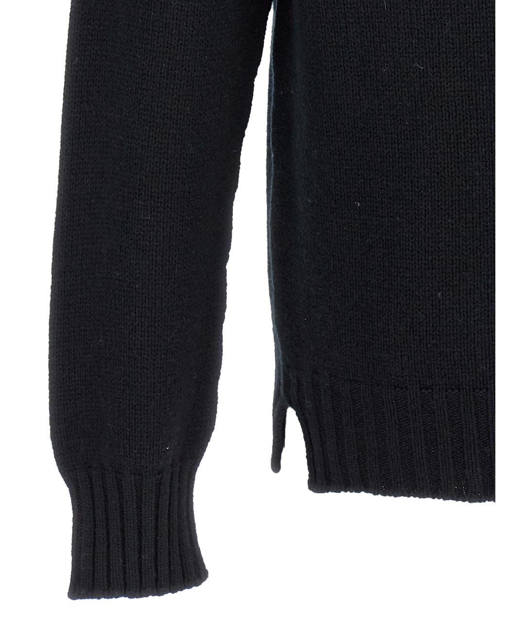 MA'RY'YA Черный шерстяной джемпер / свитер, фото 4