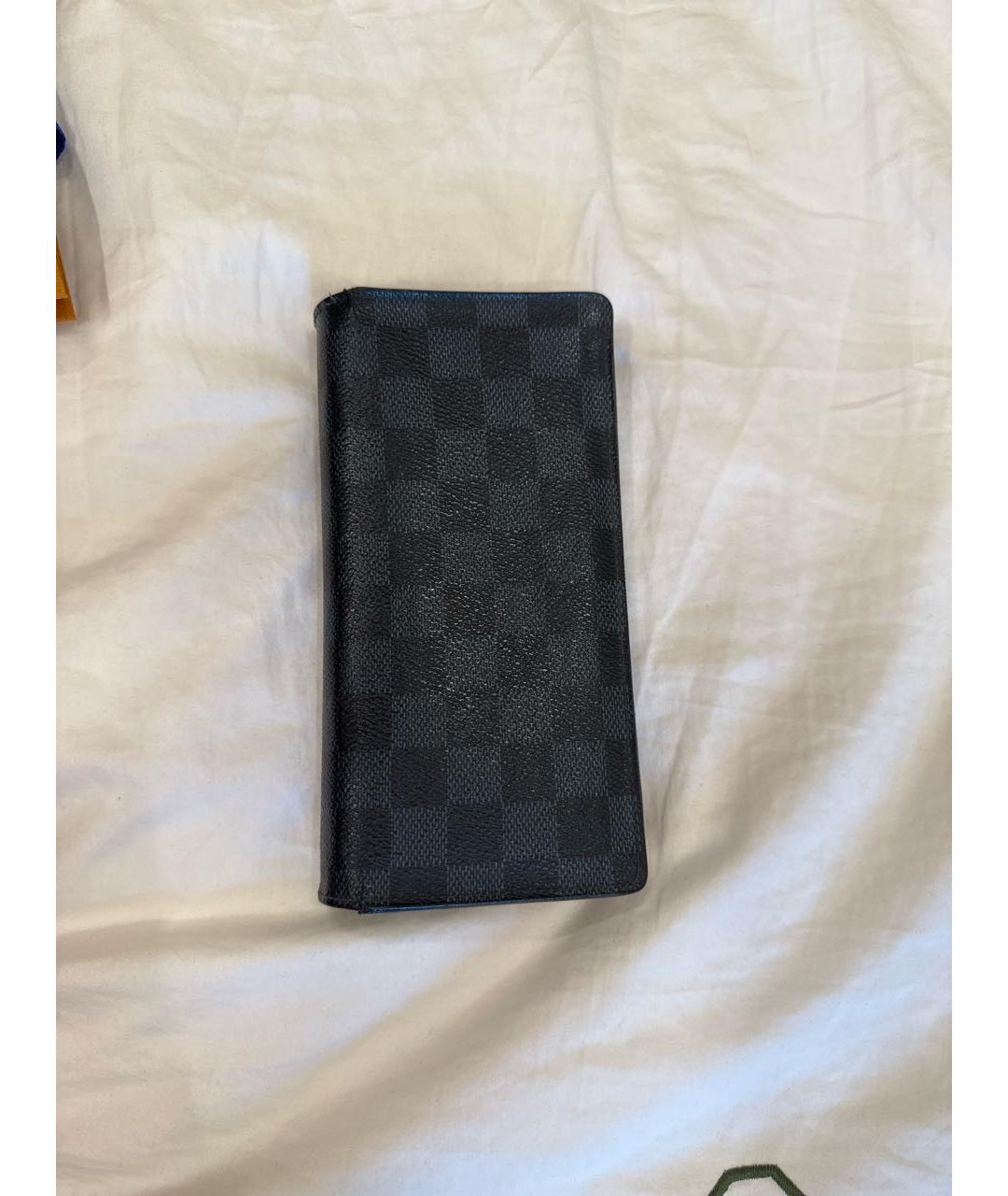 LOUIS VUITTON Черный кошелек, фото 8