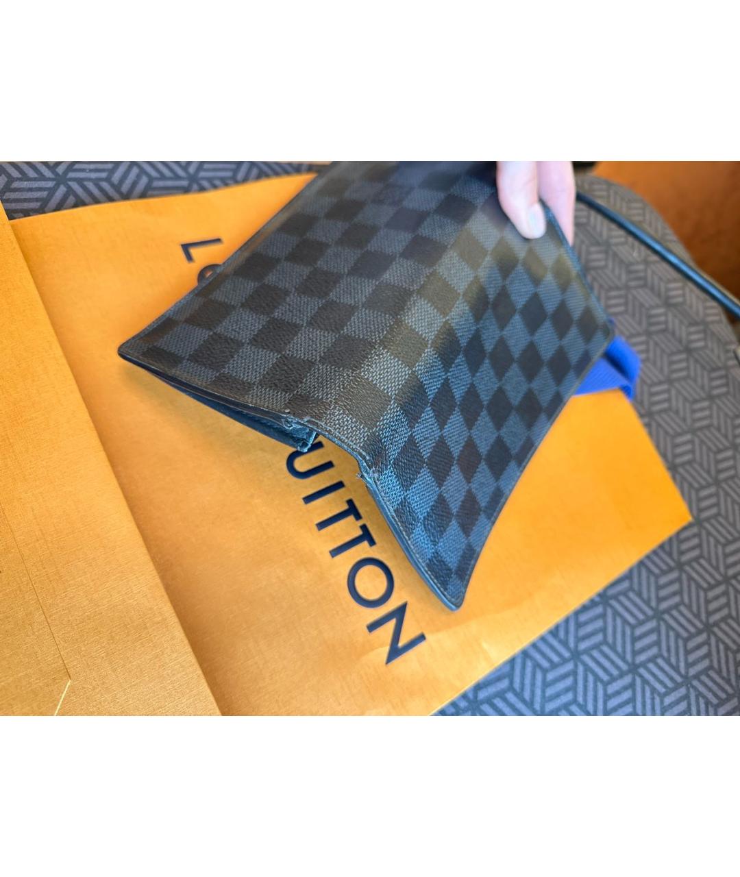LOUIS VUITTON Черный кошелек, фото 4
