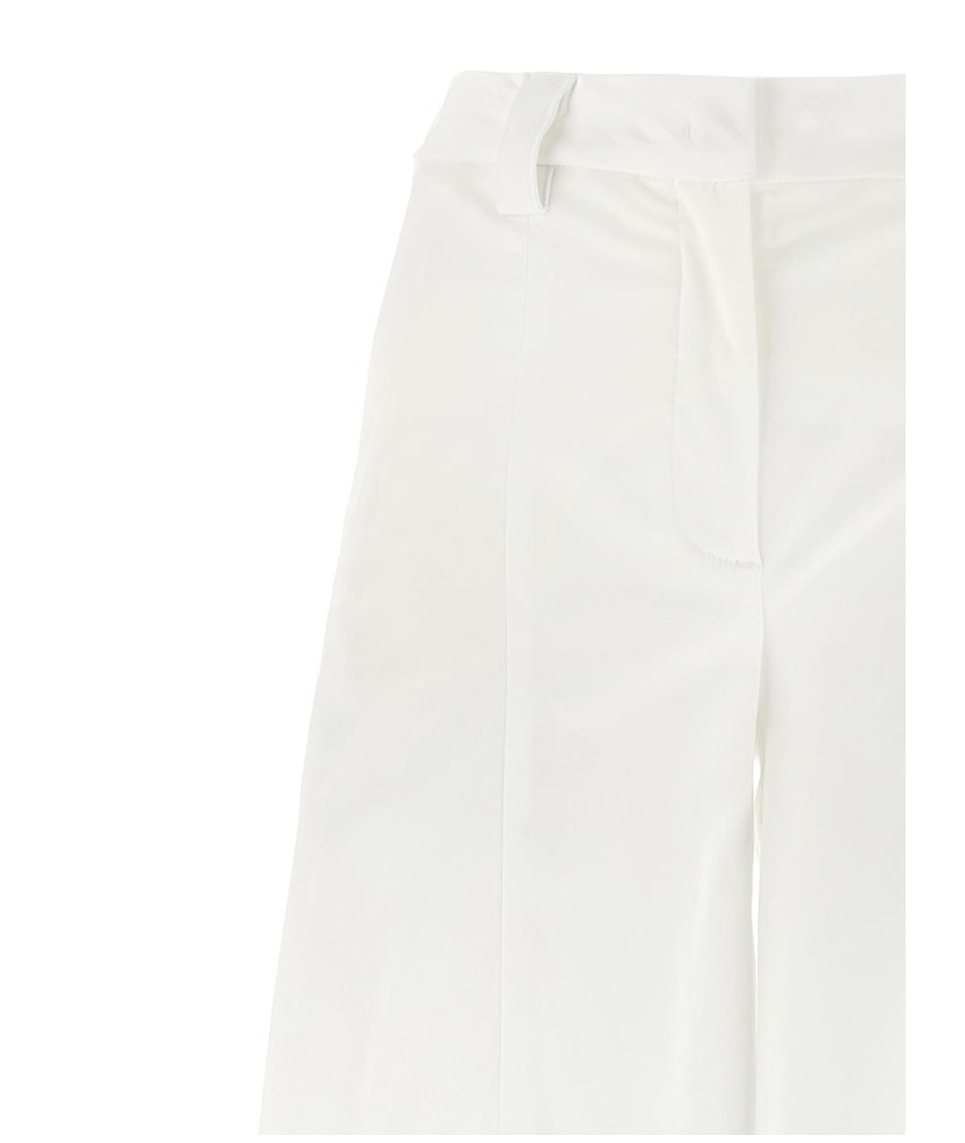 THELATEST Белые хлопковые прямые брюки, фото 3