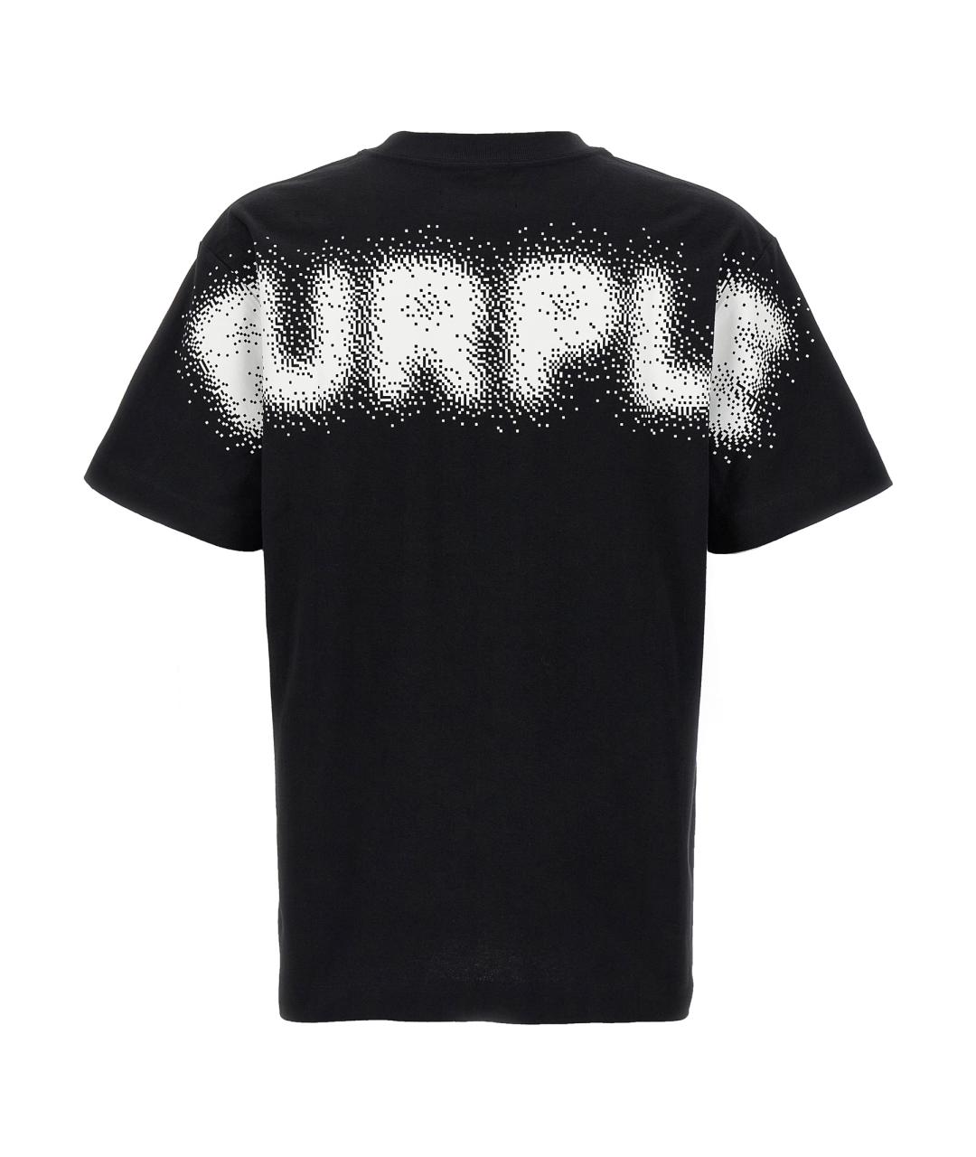 PURPLE Черная хлопковая футболка, фото 2