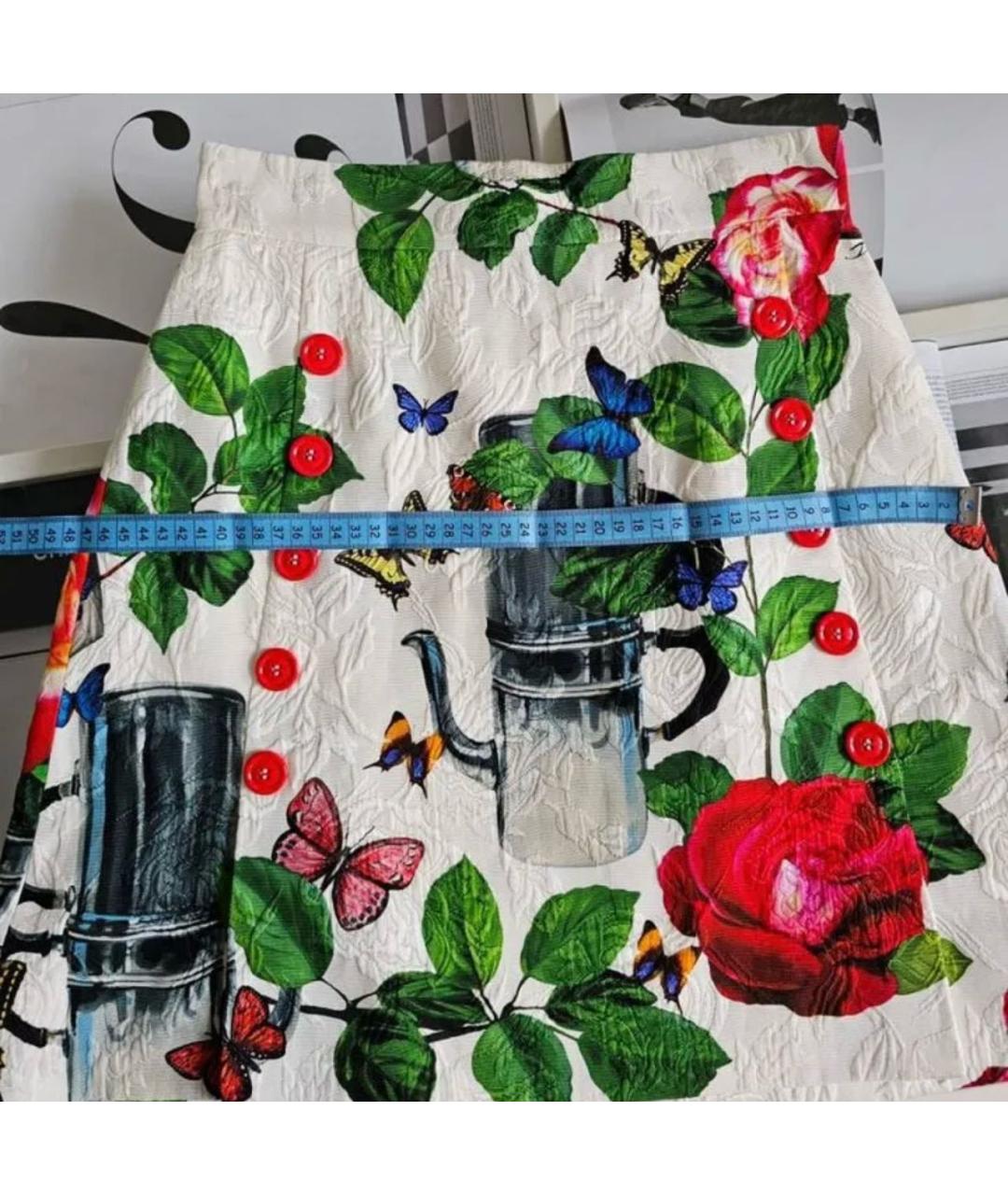 DOLCE&GABBANA Мульти юбка мини, фото 5