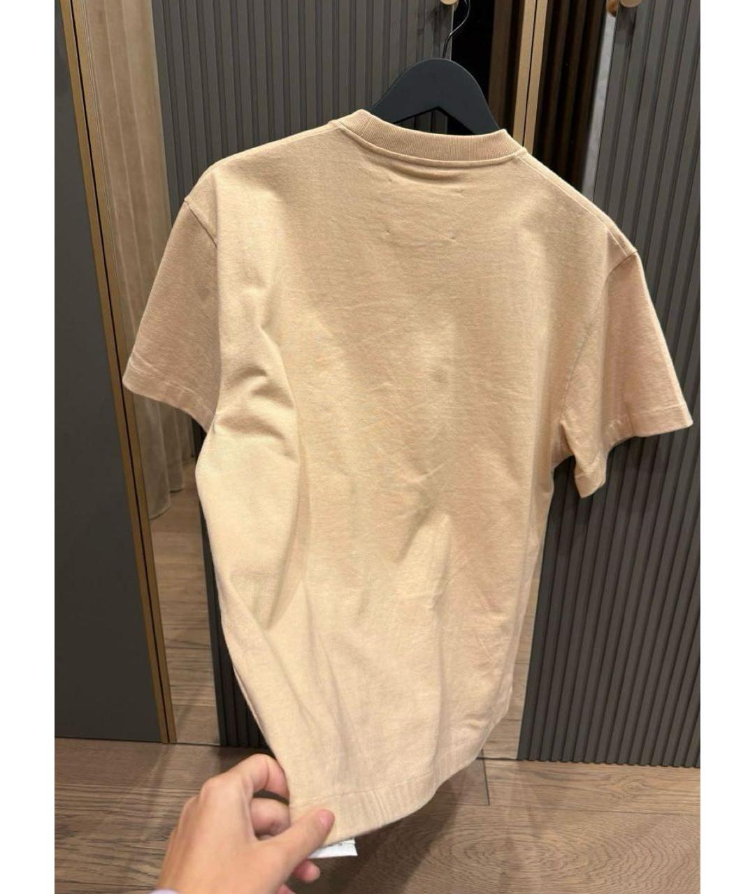 JIL SANDER Бежевая футболка, фото 3