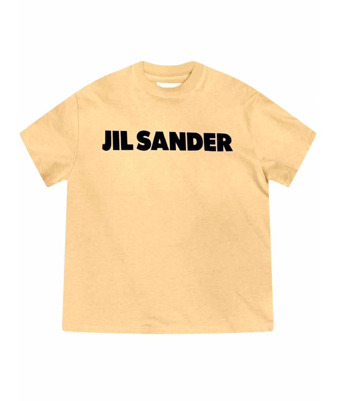 JIL SANDER Бежевая футболка, фото 1