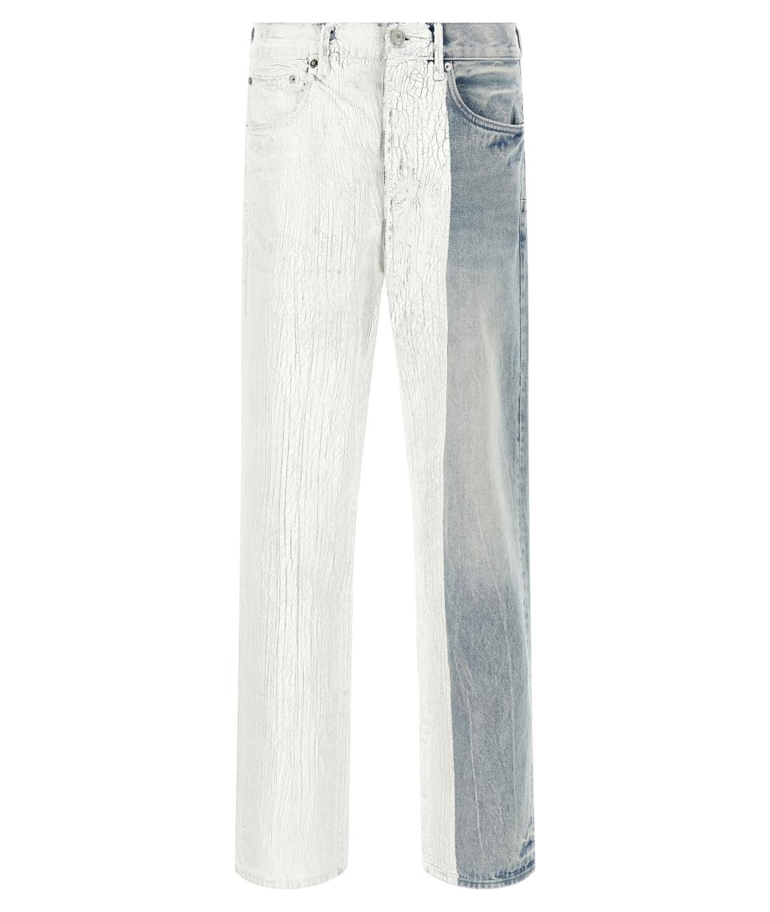 PURPLE Мульти хлопковые прямые джинсы, фото 1