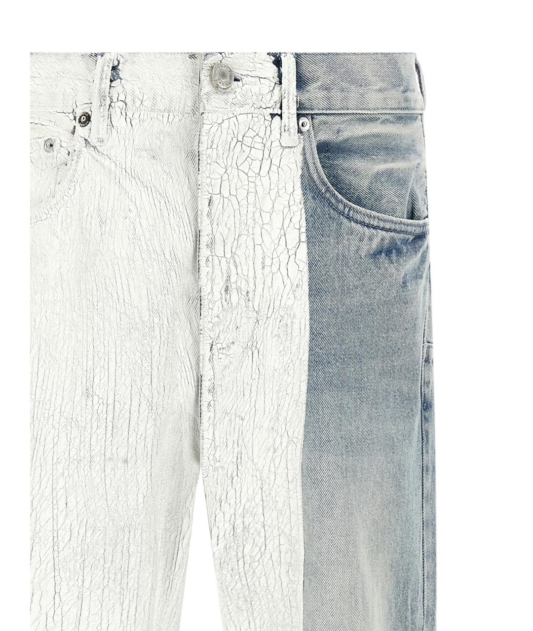 PURPLE Мульти хлопковые прямые джинсы, фото 3