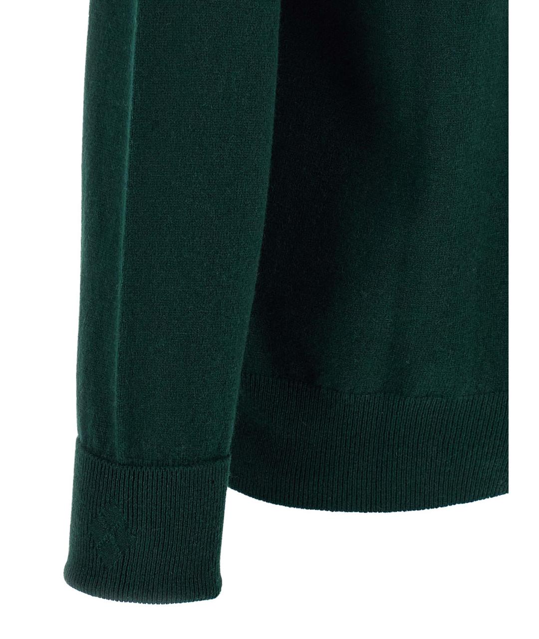 BALLANTYNE Зеленый кашемировый джемпер / свитер, фото 4