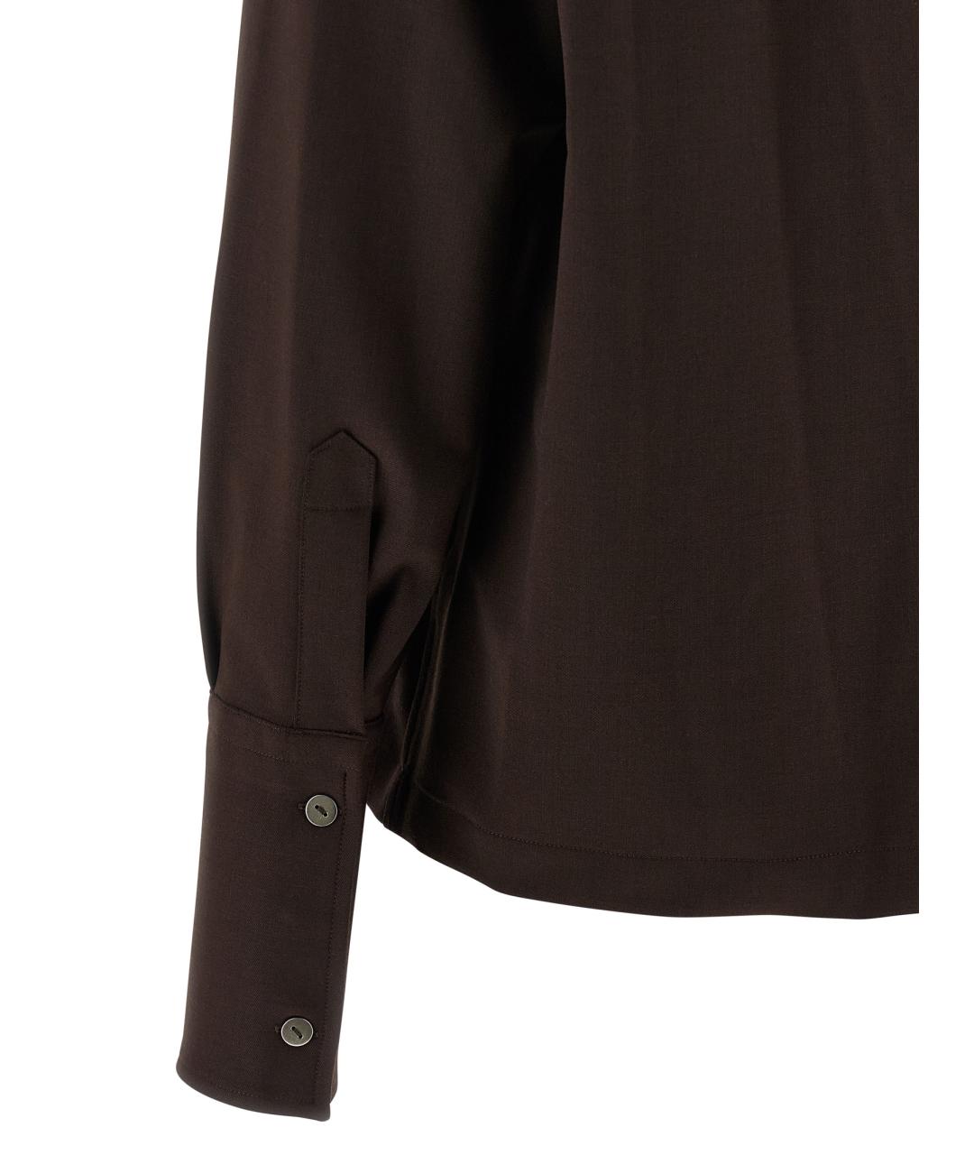 THELATEST Коричневая полиэстеровая блузы, фото 4