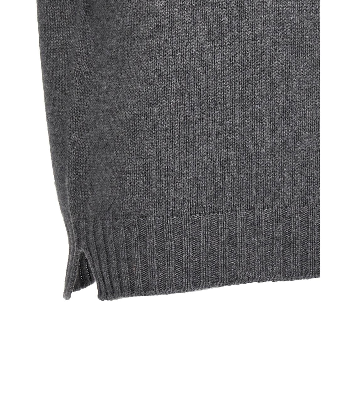 MA'RY'YA Серый шерстяной джемпер / свитер, фото 4