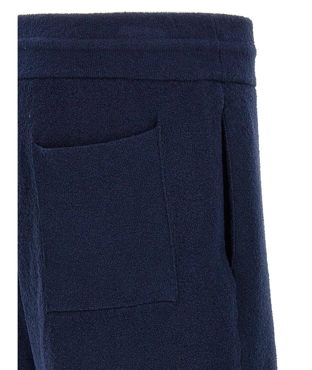 ROBERTO COLLINA Синие хлопковые шорты, фото 4