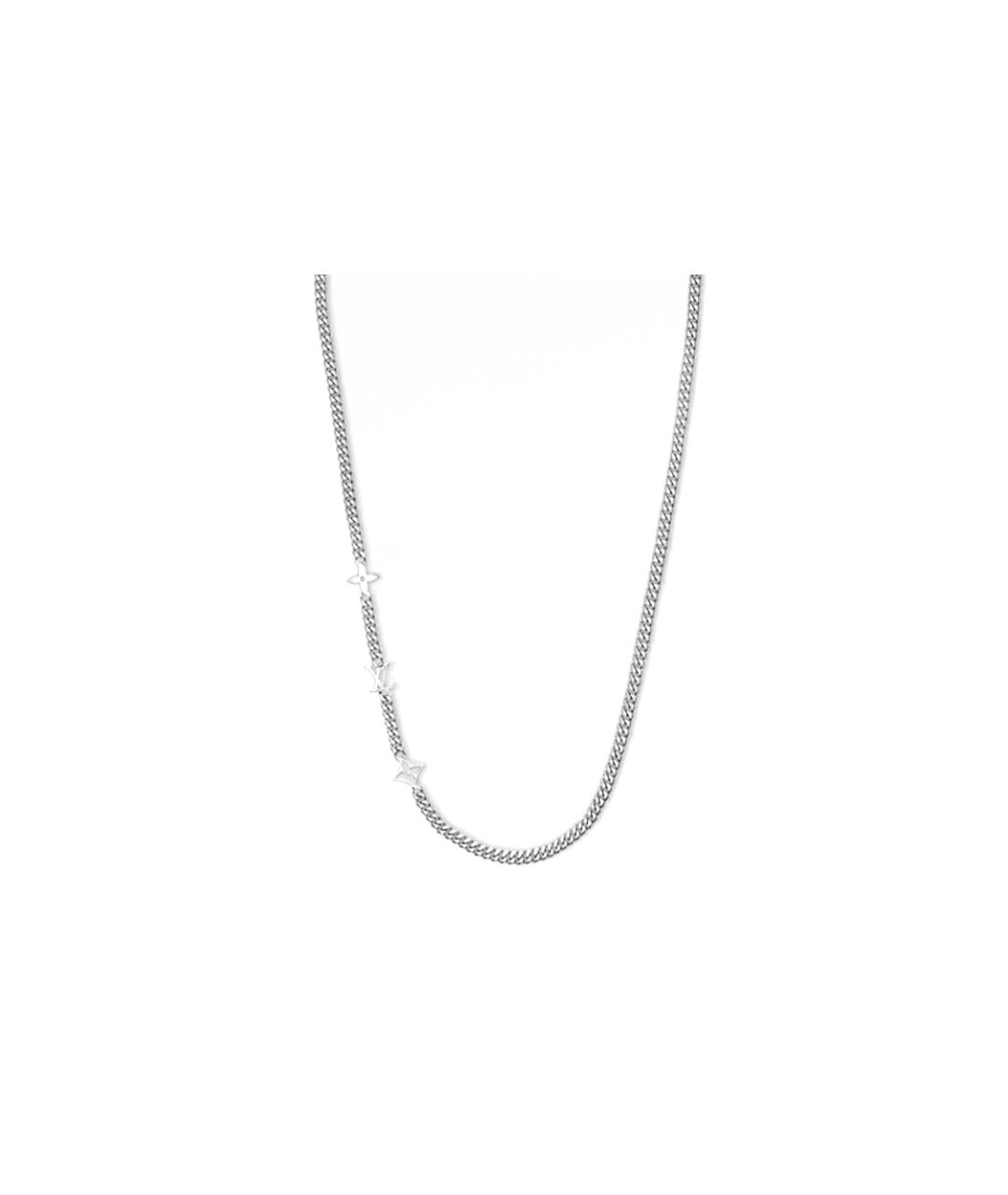 LOUIS VUITTON Серебряная металлическая цепочка, фото 1