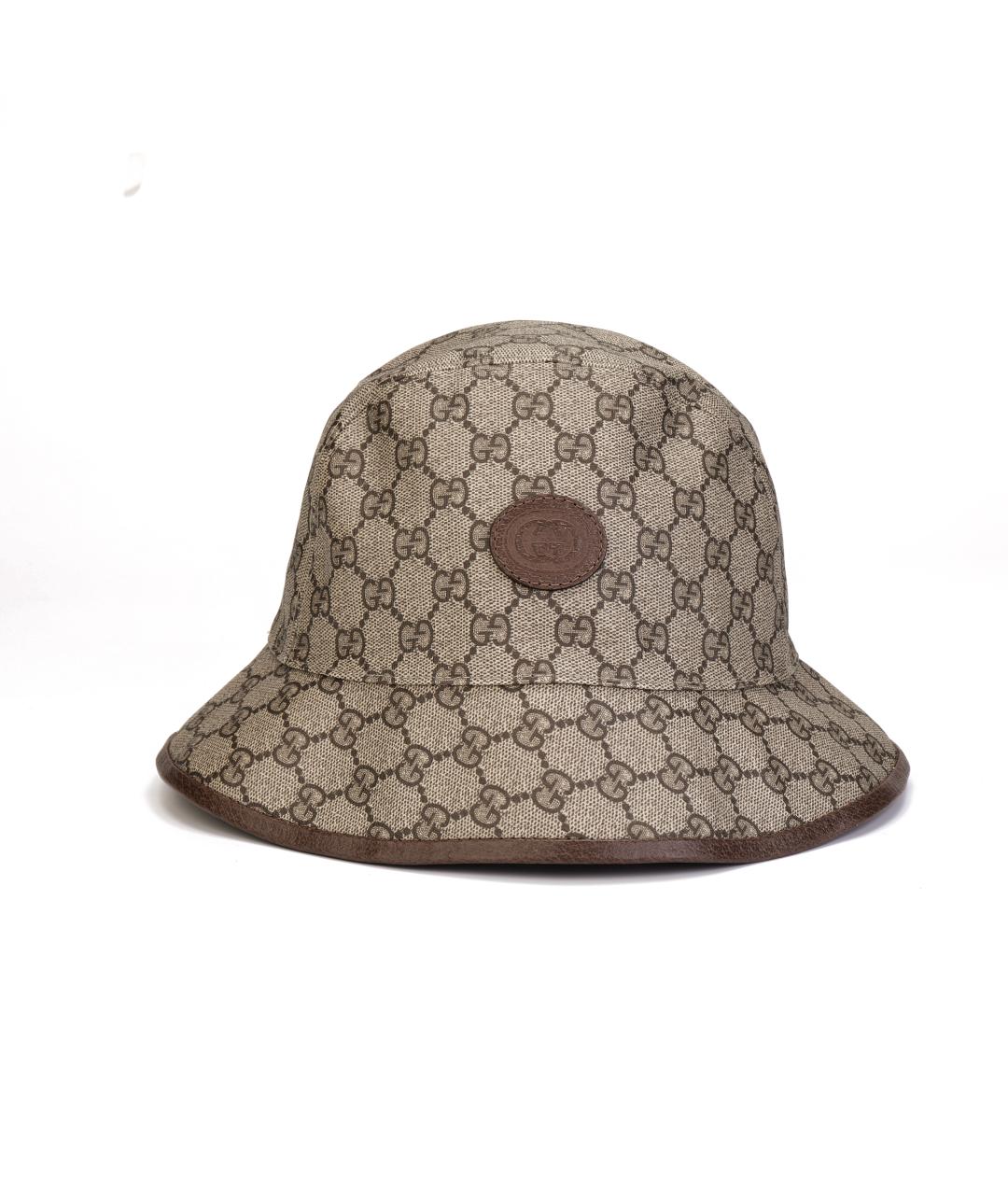 GUCCI Коричневая шляпа, фото 3