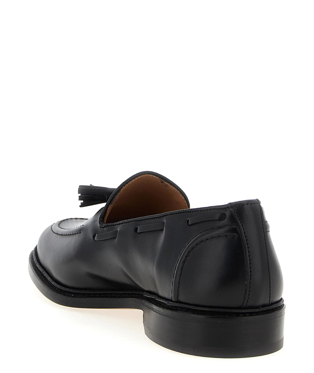 TRICKER'S Черные кожаные лоферы, фото 3