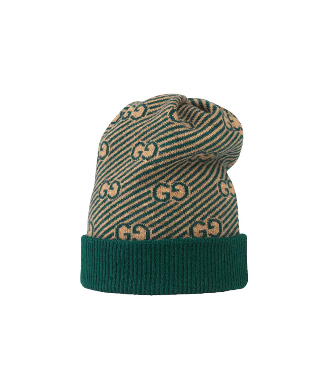 GUCCI Бежевая шапка, фото 2