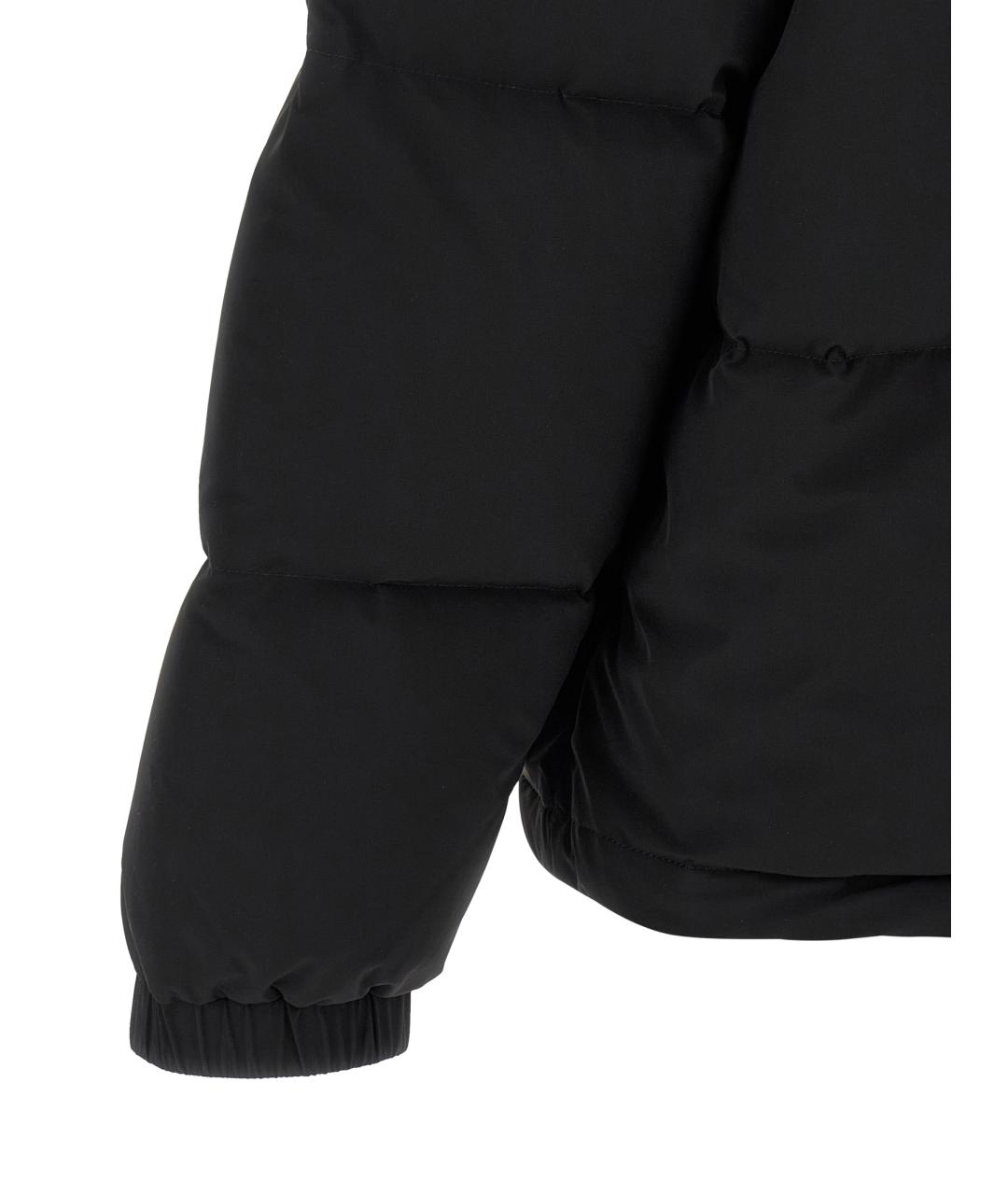 LACOSTE Черный полиамидовый пуховик, фото 4