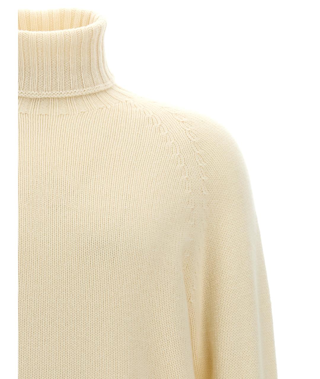 MA'RY'YA Белый шерстяной джемпер / свитер, фото 3