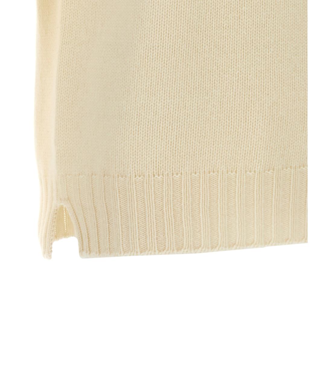 MA'RY'YA Белый шерстяной джемпер / свитер, фото 4