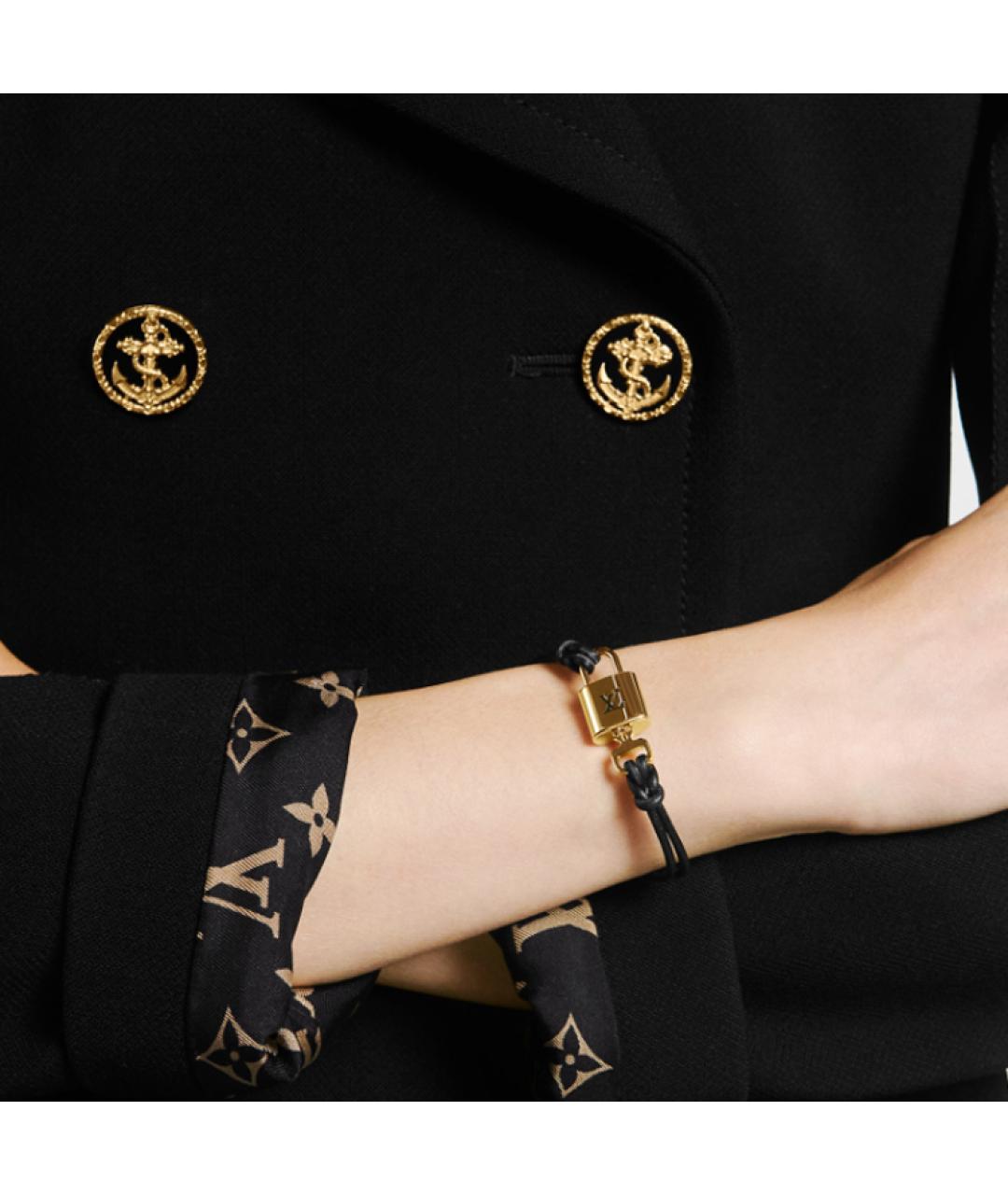 LOUIS VUITTON Черный браслет, фото 2