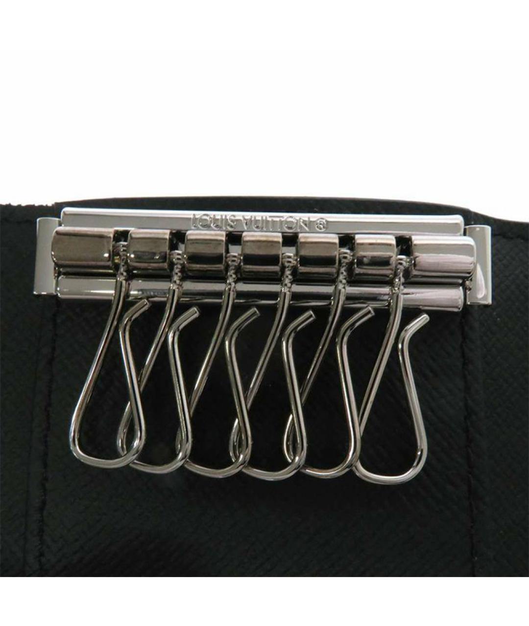 LOUIS VUITTON Черная ключница, фото 4