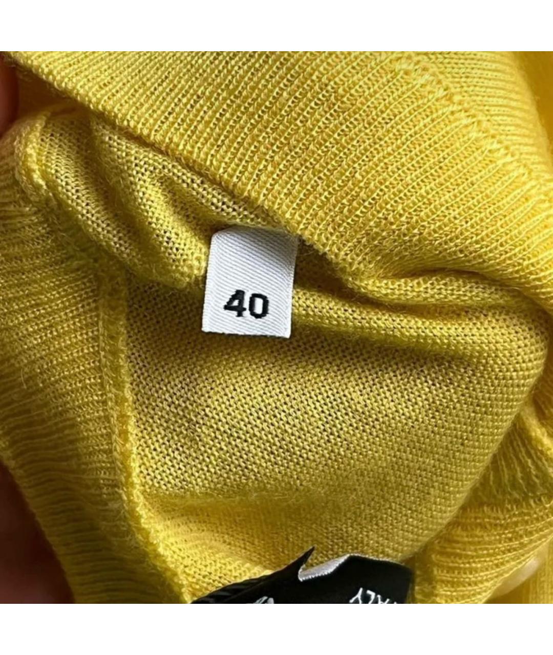 DOLCE&GABBANA Желтый кардиган, фото 7