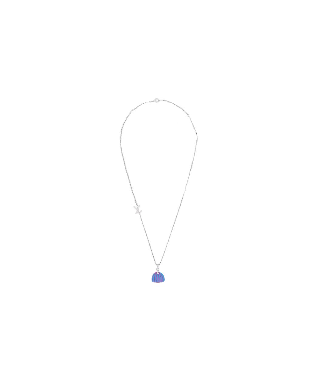 LOUIS VUITTON Серебряная металлическая цепочка/подвеска, фото 3
