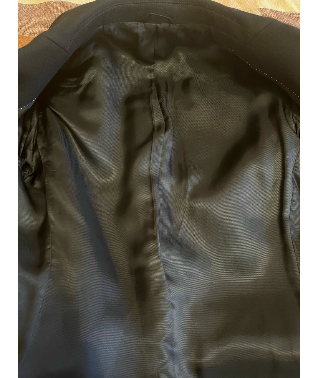 NEIL BARRETT Черное шерстяное пальто, фото 3