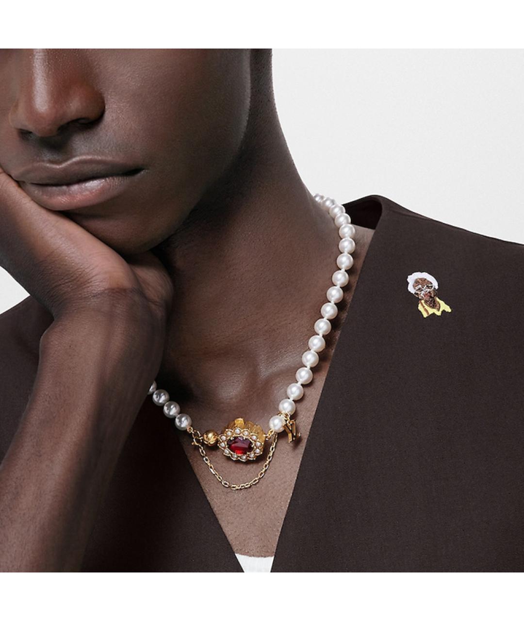 LOUIS VUITTON Белая цепочка, фото 2