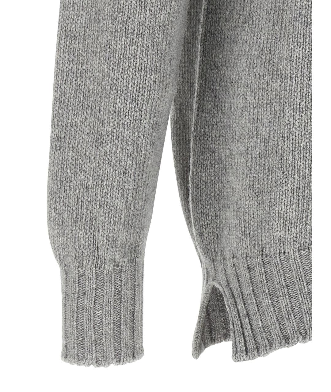 MA'RY'YA Серый шерстяной джемпер / свитер, фото 4